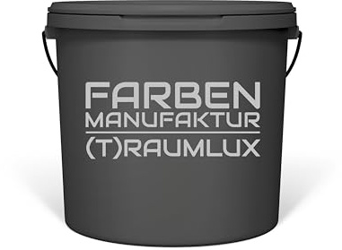Farben Manufaktur - individuelle Farb(t)räume Latexfarbe Innenwandfarbe Wandfarbe Dispersionsfarbe Seiden Latex sdgl. RAL (5 Liter, RAL 1013 Perlweiß)
