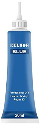Advanced Leather Repair Gel - 2024 New Vinyl Upholstery Repair Kit, Professional DIY Leather Conditioner Restorer, Liquid Repairing Cream for Furniture, Boat or Auto Car Seats (Blue)