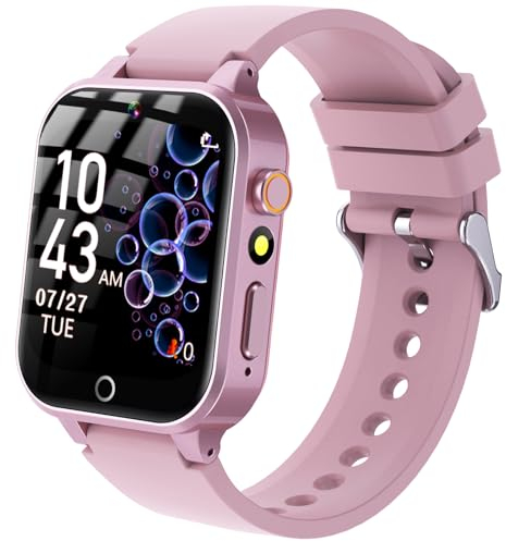 YEDASAH Smartwatch per Bambini con 26 Giochi, Schermo HD, Musica, Orologio Intelligente Bambini Modalità Silenziosa, Contapassi Calorico Sveglia Video Torcia