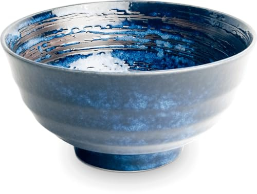 Japanische Schüssel - Udon bowl - Ramen - Nudelschüssel - Salatschüssel - Suppenschüssel - Frühstücksschüssel - Obstschale - Nudelschüssel - Müslischalen - Reisschüssel - Salatschüssel - Nudelschüssel