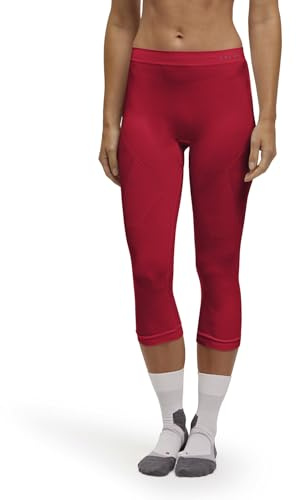 FALKE Damen Warm 3/4 Funktionsunterhose schnelltrocknendes atmungsaktives nachhaltiges Funktionsmaterial für milde bis kalte Temperaturen warme Funktionsunterwäsche 1 Stück | mit extra warmen Materialien