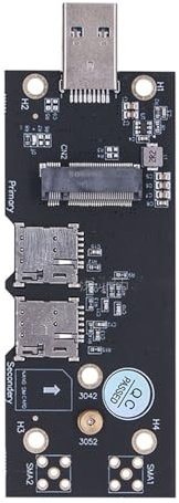 Per M.2 per chiave B a USB3.0 per adattatore slot per schede per WLAN/LTE, compatibile con Ngff per M.2 B-Key 3042/3052 LTE 3G M.2 a USB 3.0 adattatore con chiave Carrd B