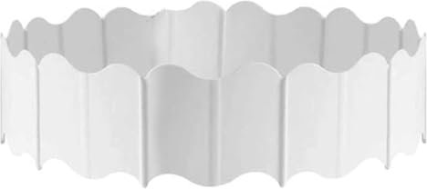 Bordure de pelouse, 14 cm x 15 m, bordure de jardin en plastique, rouleau for bordures de pelouse, parterres de fleurs, pierres, gazon, sol, parterres de plantes, bricolage, aménagement paysager extér