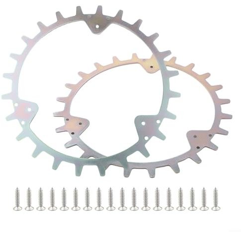 Eawfgtuw Ruota di trazione da 252 mm con punte antiscivolo per tosaerba 420/320/430X/435X/440/450X, ruota in acciaio inox assistita per prestazioni migliorate