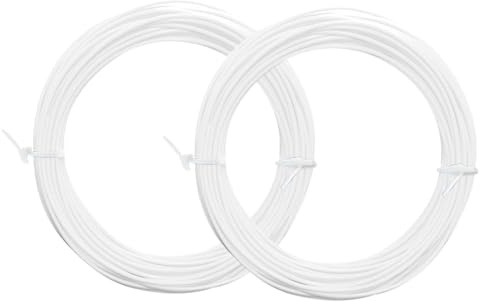 PLA-3D-Stift-Filament-Nachfüllpackung mit einem Durchmesser von 1,75 mm, kompatibel mit den meisten 3D-Stiften/Druckern, ungiftig und umweltfreundlich, lebendige Farben, Weiß, 2 Rollen