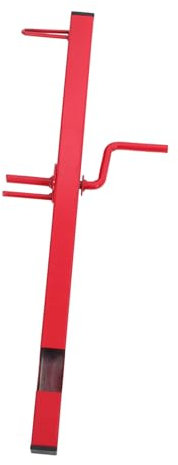 HOLIDYOYO Steel Cargo Truck Belt Winder Manual Steel Strap Winding Tool Vehicle Accessory for Cargo Fixing Red Hand Crank Strap Winder