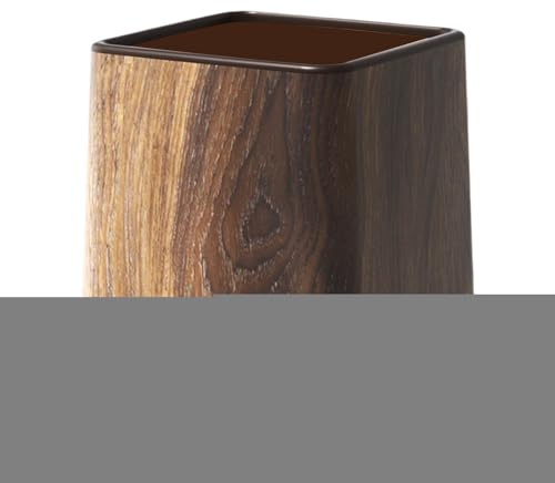 Krmoau Corbeille à papier de bureau, poubelle de bureau, poubelle avec couvercle, bac de rangement peu encombrant, accessoire de bureau pour chambre à coucher, chambre d'enfant, cuisine