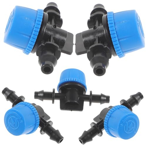 GALPADA 5stücke Gartenbewässerungsventil Mit Schnellkupplung Sprinklersteuerung Wasserventile Für Tropfsysteme Absperrventil Aus Kunststoff Anschlüsse Für Wasserfilter