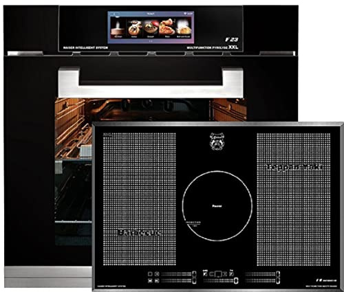 Kaiser Four à pyrolyse LaPerle EH 6344 N+ KCT 777 FI, four électrique, écran TFT, Air fryer, rôtissage automatique, 86 l + plaque de cuisson à induction, 5 zones de cuisson, 2 zones flexibles
