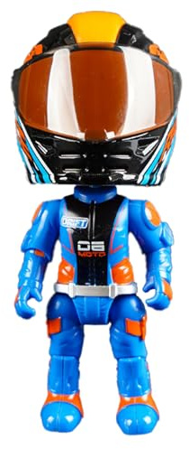 Figura de acción de la motocicleta - Modelo de muñeca de transformación con juntas móviles, figuras coleccionables la versión Q, juguete de decoración de escritorio para niñas para niños, pantalla