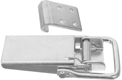 Gatuida Chiusura Trailer Heavy Duty in Metallo con Chiavistello per Gancio Ricevitore Serratura per Portelloni Furgoni e Rimorchi Resistente e Sicura