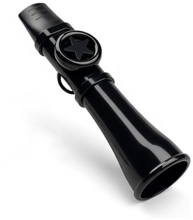 Kazoo Negro EJRUP, Sin Cambio de Membrana, Material ABS, Profesional