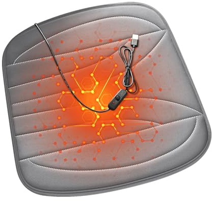 Elektrositz, tragbares Auto-Sitzkissen, USB-betrieben mit robustem Design, weiches Heizkissen mit authentischer Konstruktion, stilvolle Sitzfläche
