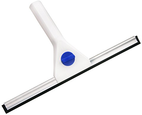 haug bürsten - Fensterabzieher mit Gummilippe - Maße: 210 x 350 x 34 mm - Farbe: Weiß - Made in Germany