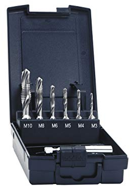 Exact SGE-Bit ROTAPLUS+, M3/M4/M5/M6/M8/M10 + Adapter 825-25, 1/4 Bit-Schaft, HSS, DIN3126