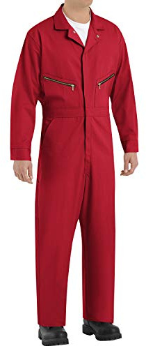 Red Kap Herren-Overall aus Baumwolle mit Reißverschluss vorne