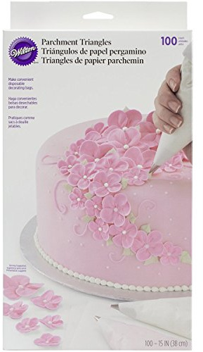 Wilton W1508 15 Parchment Triangles - 100 Package