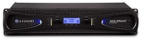 Crown XLS2502 2-Channel Class D DriveCore Professional Audio Power Amplifier with DSP, Band Pass Filters & Peakx Limiters. XLR/RCA Inputs, 775W at 4 Ohm, PureBand Crossover System. Black