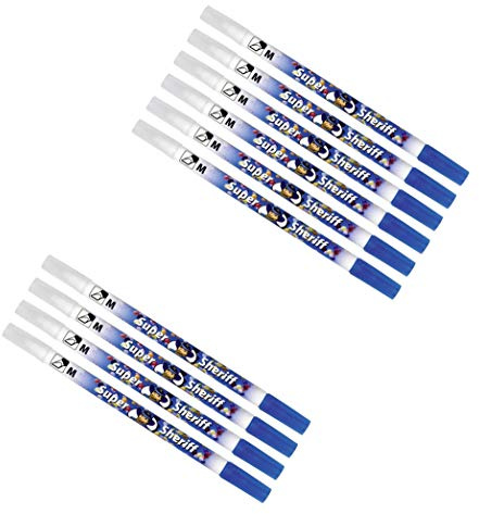 Pelikan 258M/2/B Super-Sheriff - Borrador de tinta, punta M, multicolor, M, 1