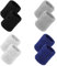 tiopeia 8 Packung Sport Wristbands, Baumwolle Schweißbänder Absorbierende Handgelenk Bands für Fußball, Basketball, Tennis, Gymnastik, Golf, Running