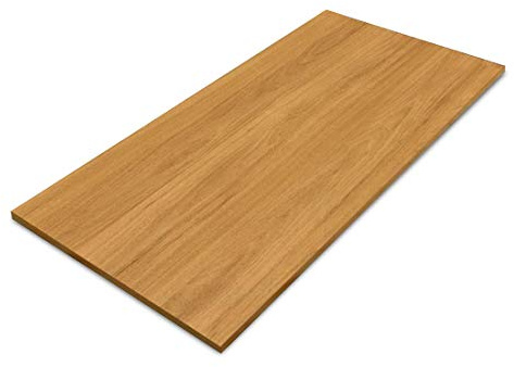 FLEXISPOT Tischplatte 100x60 cm, 25 mm stark – Einteilige Schreibtischplatte, DIY Bürotischplatte – Ideal für höhenverstellbare Schreibtische (Ahorn)