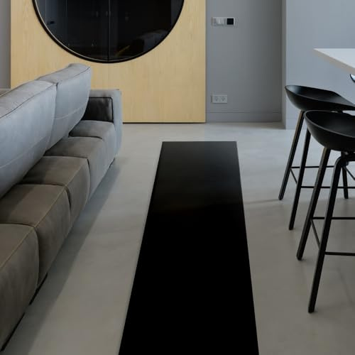 OLIVO.shop Passatoia Cucina PVC al Metro, Multiuso, 50x700 cm ROTOLO MULTI | Multiuso, cucina, corridoio, proteggi ripiani, cassetti, su misura, antiscivolo, lavabile, NERO