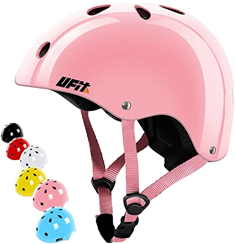 Kinderhelm Einstellbares Zifferblatt Herausnehmbare Innenfutter Belüftung Multisport Radsport Skateboard Scooter Roller Schlittschuh BMX für Jugend Jungen Mädchen 3 bis 13 Jahre