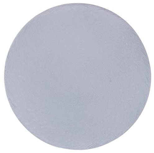 Holyart Piatto portacandele Tondo alluminio Bianco 12 cm