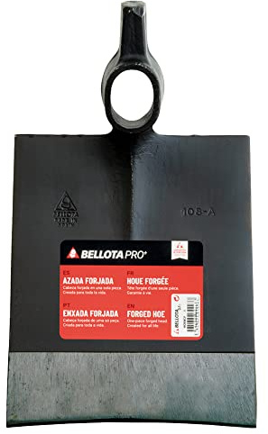Bellota HOE108A - Azada forjada para el Cultivo de espárragos, Ojo Ovalado con Martillo.