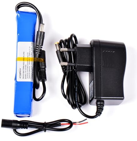 AFTERTECH PACCO BATTERIA PILA 12V 1600mAh 1,6Ah RICARICABILE AL LITIO 133x23x19mm 3s1p 12,6v G1E3
