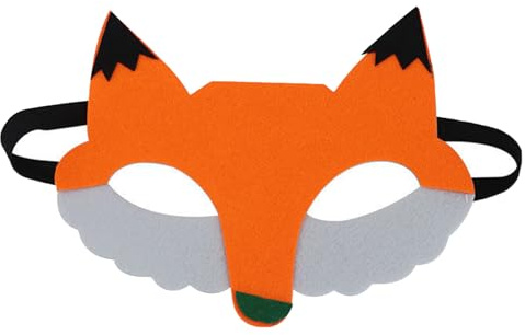 Jtnohx Filz Tiermasken, 10 Stück Halloween Maske für, Tier Kostüm für Geburtstag Party Supplies
