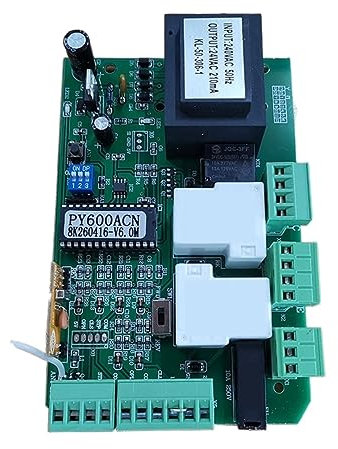 Motor Puerta Corredera, Tarjeta electrónica de la placa de circuito del controlador del PWB del tablero de control del motor de CA for el abridor de la puerta deslizante,para Puerta de Jardín(Kit 2)