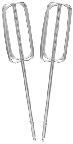 COLLBATH Batidor de Mano Eléctrico Batidor de Huevos 2 Piezas de Accesorios de Acero Inoxidable Repuestos para Batidoras de Mano para Taladro Eléctrico Doble Función para Huevos y Masa