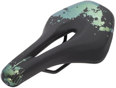 BULLSPANN Cykelsadel, ergonomisk cykelstol, bekväm stötdämpande cykelsadel för vandring vägcykel City MTB e-cykel, gul