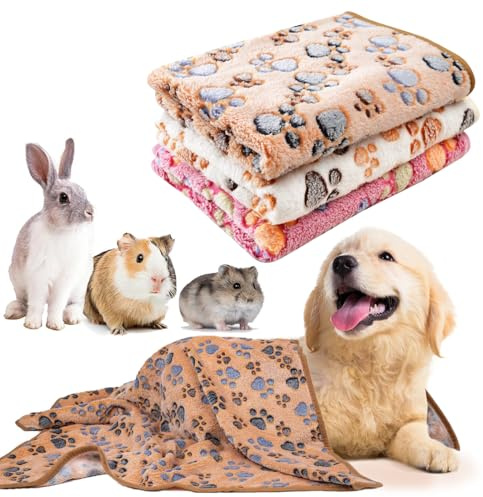 Norhogo 3 pezzi coperta per cane gatto impermeabile fodera per gabbie assorbenti tappetino per dormire riutilizzabile per animali domestici (60 x 40 cm)