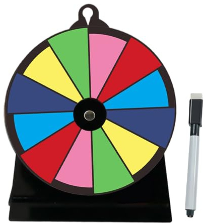 Spiel-Preisrad | Tisch-Spinner-Rad mit Ständer für Glück, wiederverwendbarer Tisch-Drehteller für Spendenaktionen, Supermärkte, Karneval, Partys, Messen, kommerzielle Veranstaltungen