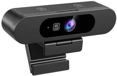 SynthMeet 4k webbkamera med dubbla mikrofoner