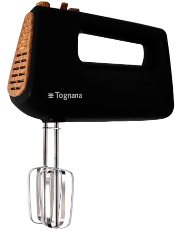 Tognana Iridea, sbattitore elettrico 400 W, plastica e acciaio inox, nero/marrone