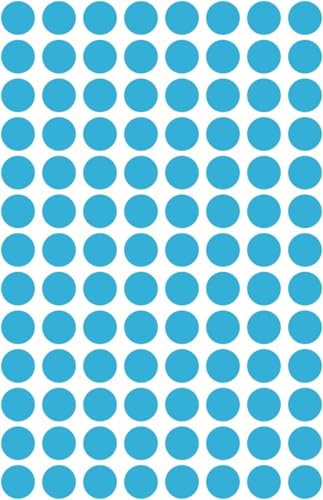 AVERY Zweckform 10 x Markierungspunkte 8mm VE=416 Stück blau