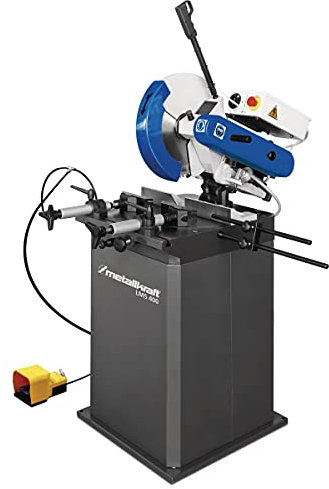 Metallkraft LMS 400 P Aktions-Set - Manuelle Leichtmetallkreissägen mit Unterbau und Sägeblatt