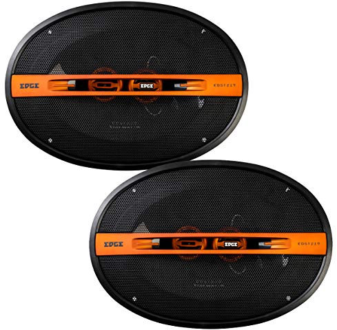 EDGE Car Audio 6X9 Parcel shelf speakers EDST219-E6 Black and Orange, 3 way