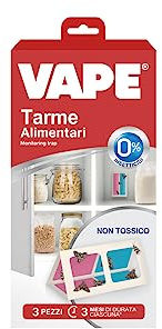 Vape Pack of 3 Moth Traps for Moth Insecticide and Odourless