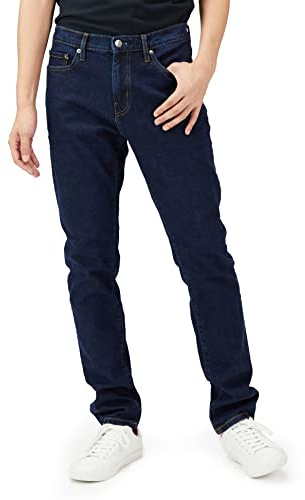Amazon Essentials Men's Jeans atletisk passform, Rinse, 28W / 28L