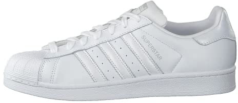 adidas Superstar W, Scarpe da Ginnastica Donna, Bianco (Ftwr White/Ftwr White/Grey One F17), 36 2/3 EU