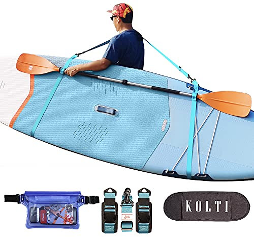 Kolti SUP Paddle Board Trageriemen, verstellbarer Schwerlast-Schultergurt, Aufbewahrung Sling Surfboard Carrier Zubehör