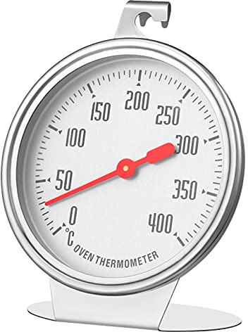 Cabilock Thermomètre De Four à Cuisson Avec Aiguille Rouge Moniteur De Température Compact Pain Lecteur Facile