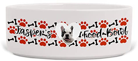 Personalised Pet Bowl | Photo dog | New dog present | Cat Photo bowl | pet bowl small animal bowl | Ceramic pet bowl | Pet Accessories (Small)