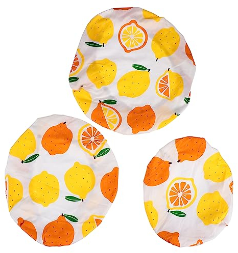 BESTonZON Schüsselabdeckungen Mit Gummizug Baumwolle Wiederverwendbar Lebensmittelabdeckungen Elastisch Für Frischhaltung Und Picknick (3 Stück Groß Mittel Klein)