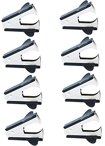 MAGICLULU 8stücke Heftklammern Entferner Teiliges Ergonomischer Nagelzieher Für Büro Und Schule Zum Einfachen Entfernen Von Heftklammern Ohne Beschädigung Von Dokumenten Farblich