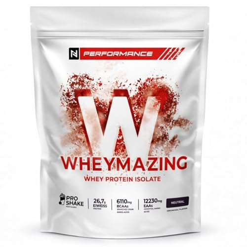 Wheymazing Whey Protein Isolate 1Kg Neutral | ohne Süßungsmittel & Aroma - Molkenproteinisolat aus Weidemilch | Natural-Fitness24